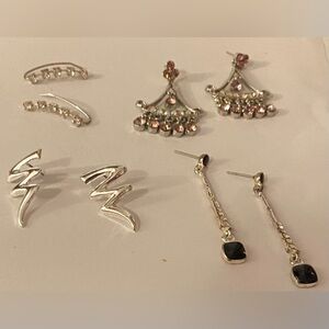 Set of 4 Assorted Vintage earrings